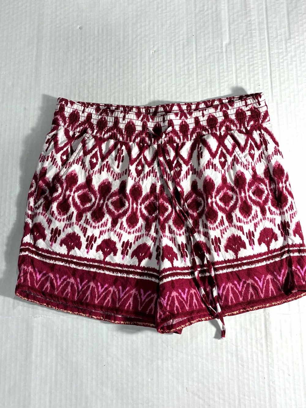 LOFT LINEN BLEND PULLON ELASTIC WAIST SHORT